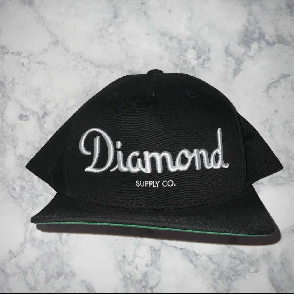 Black snapback hat from Diamond Supply Co.